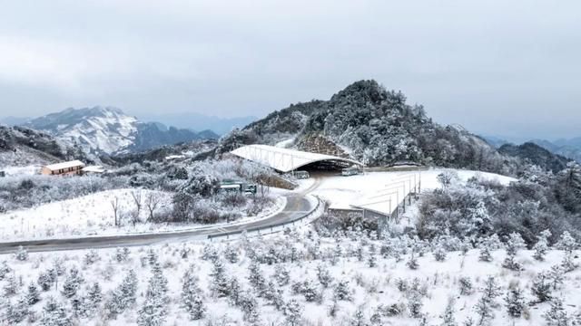 下雪了巴山大峡谷又下雪了！  第6张