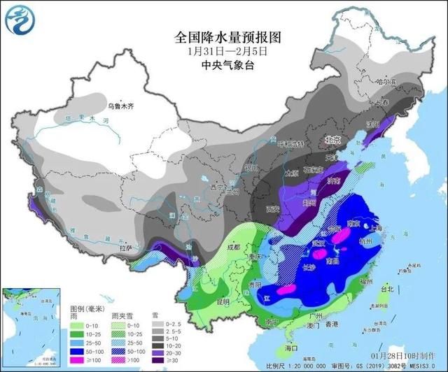 10省暴雪或大暴雪！春节前，大范围持续雨雪冰冻来袭，上述地区出现极端降雪。  第2张